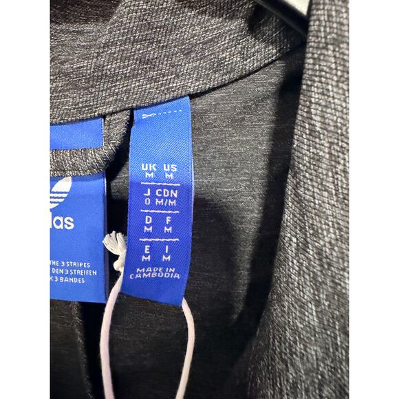 NEW adidas Originals Tokyo Woven Track Top Men's Jacket Black Medium - Picture 3 of 4